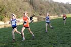 Ashley Gibson and Rosie Smith on the first leg of the Durham Cathedral Relays senior womens race.